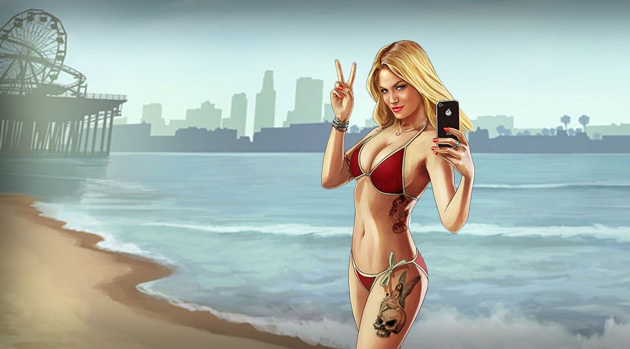 Gta девушки. GTA 5 girl. GTA 5 девушки. Grand Theft auto v девушки. Кейт Аптон ГТА 5.