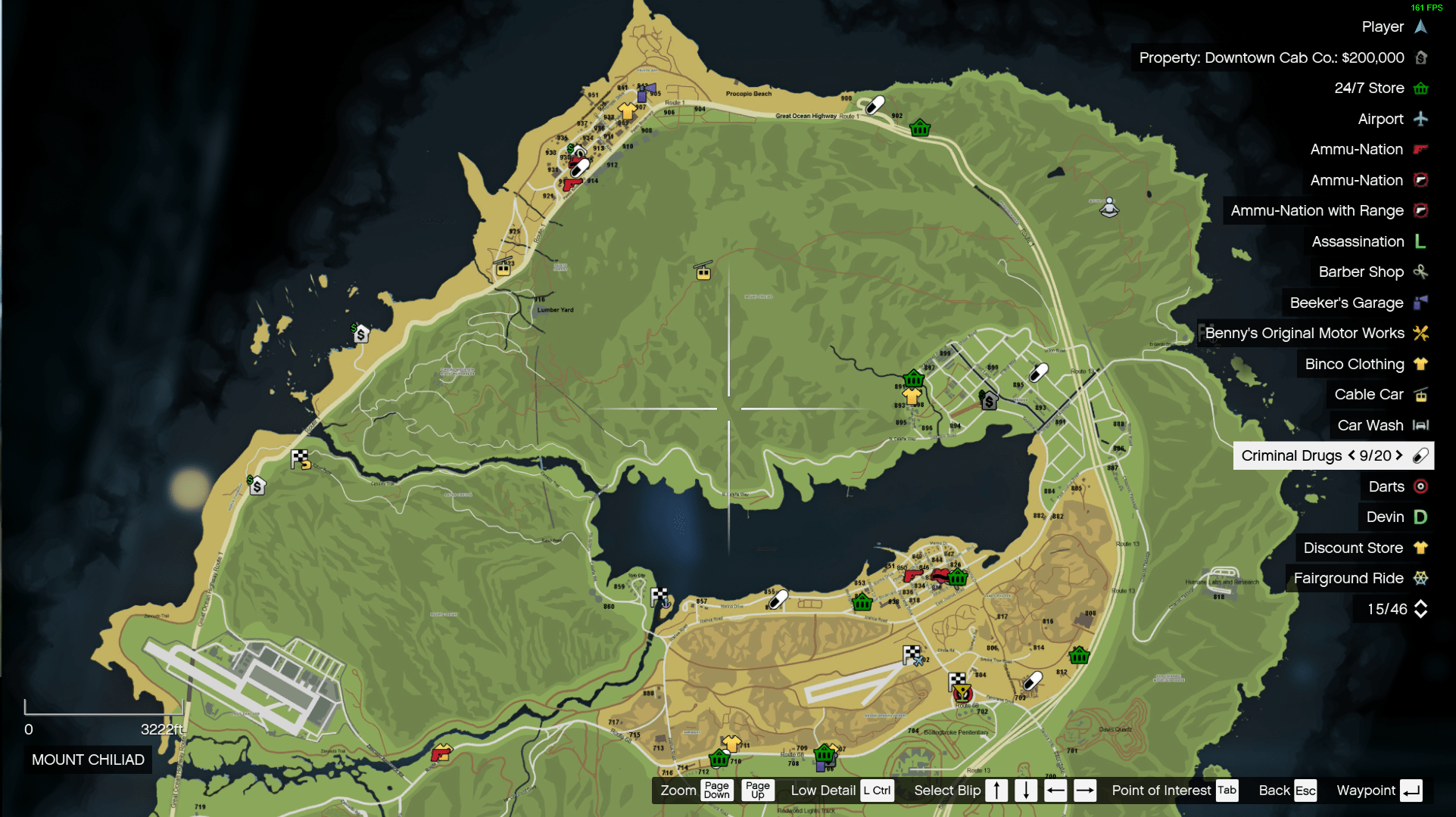 postal codes map fivem