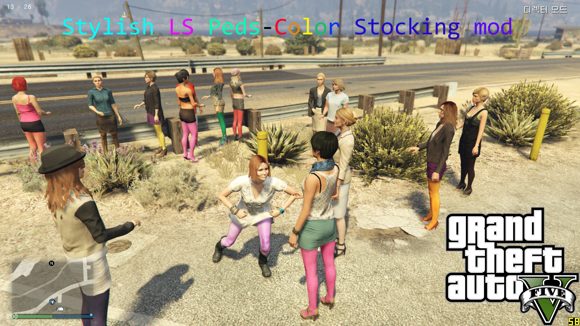 Stylish LS Peds - Colored Stocking, Jeans, Eye Color, Makeup(include  Hooker,Stripper) 