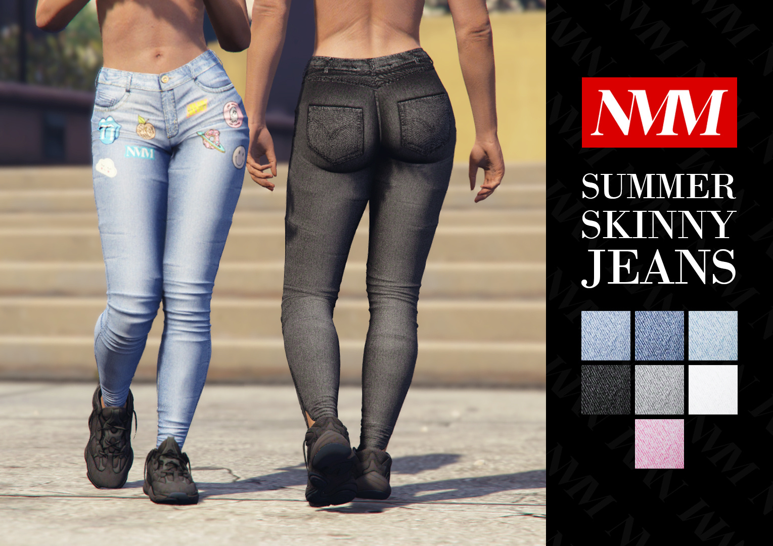 Summer Skinny Jeans for MP Female - GTA5-Mods.com