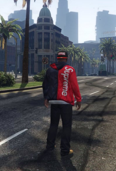 Supreme 2-Tone Hooded Sideline Jacket - GTA5-Mods.com