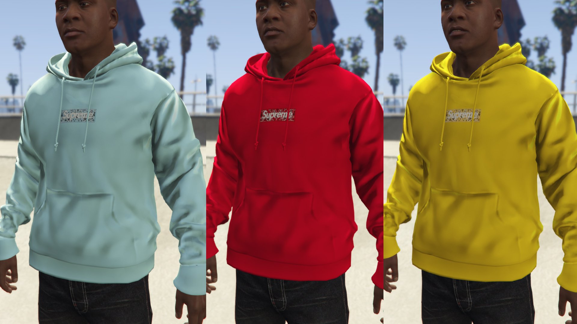 Supreme Bandana Box Logo Hoodie fw/2019 - GTA5-Mods.com