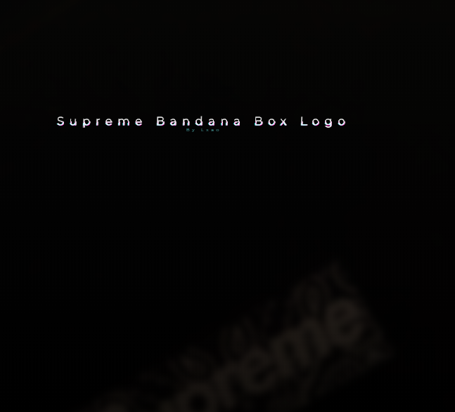 Supreme Bandana Box Logo 