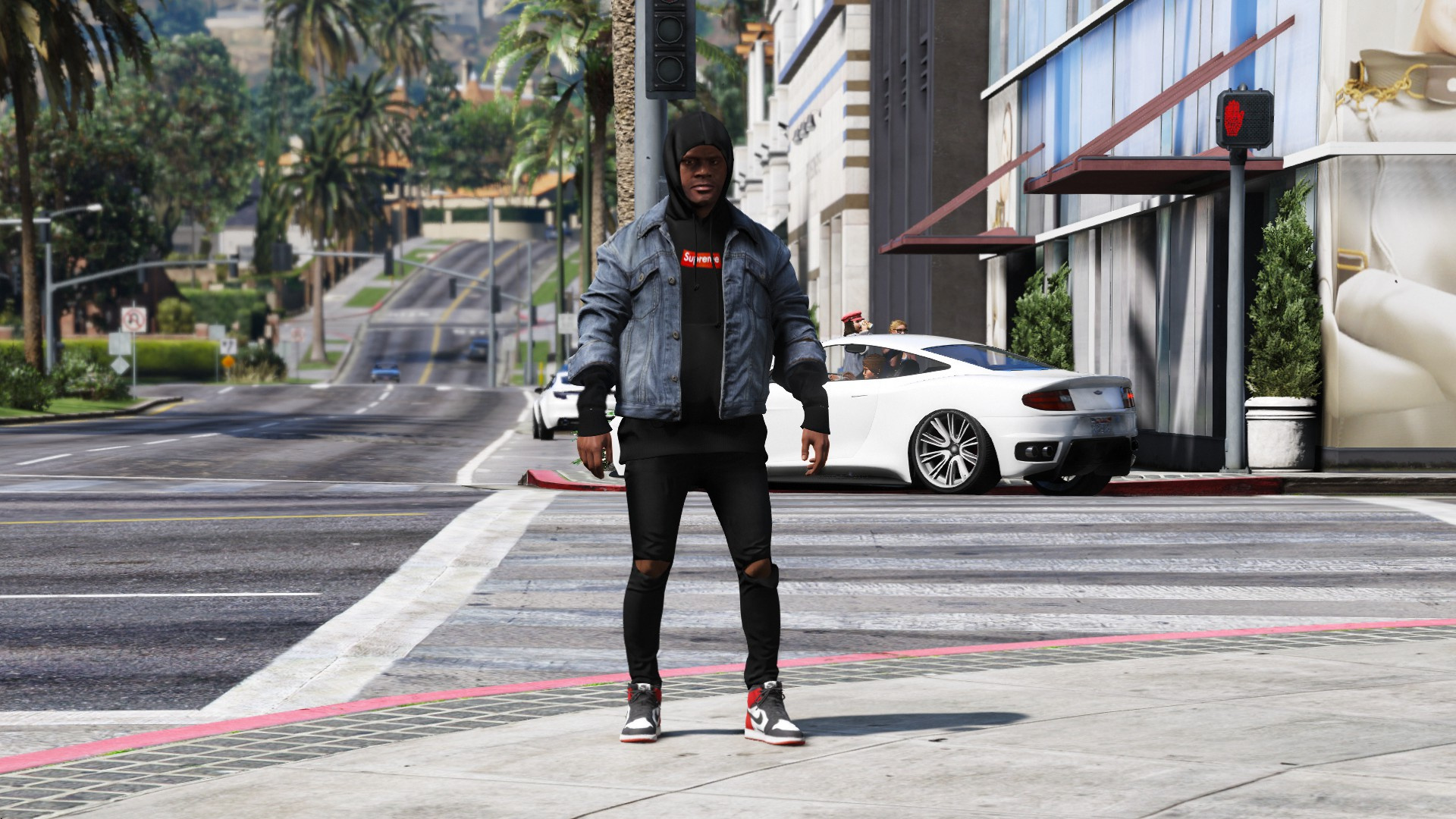 Supreme Hoodies for Denim Jacket - GTA5-Mods.com