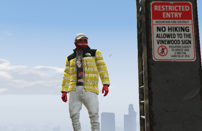 Supreme The North Face By Any Means Necessary Hooded Jacket Pack Gta5 Mods Com