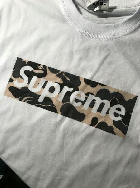 supreme bape t shirt