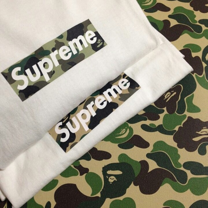  Supreme x Bape t shirt GTA5 Mods com