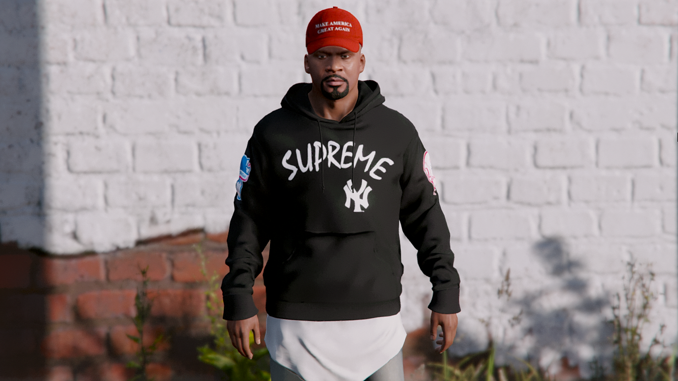 Supreme x NY Yankee's - Pullover hoodie - GTA5-Mods.com