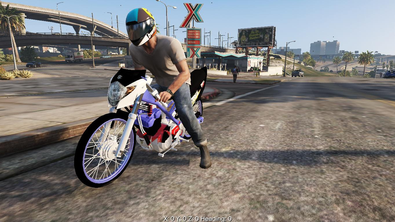 Suzuki Satria Fu Facelift Drag GTA5 Modscom