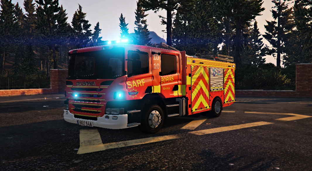 Swedish Serf Firetruck Skin - Gta5-mods.com