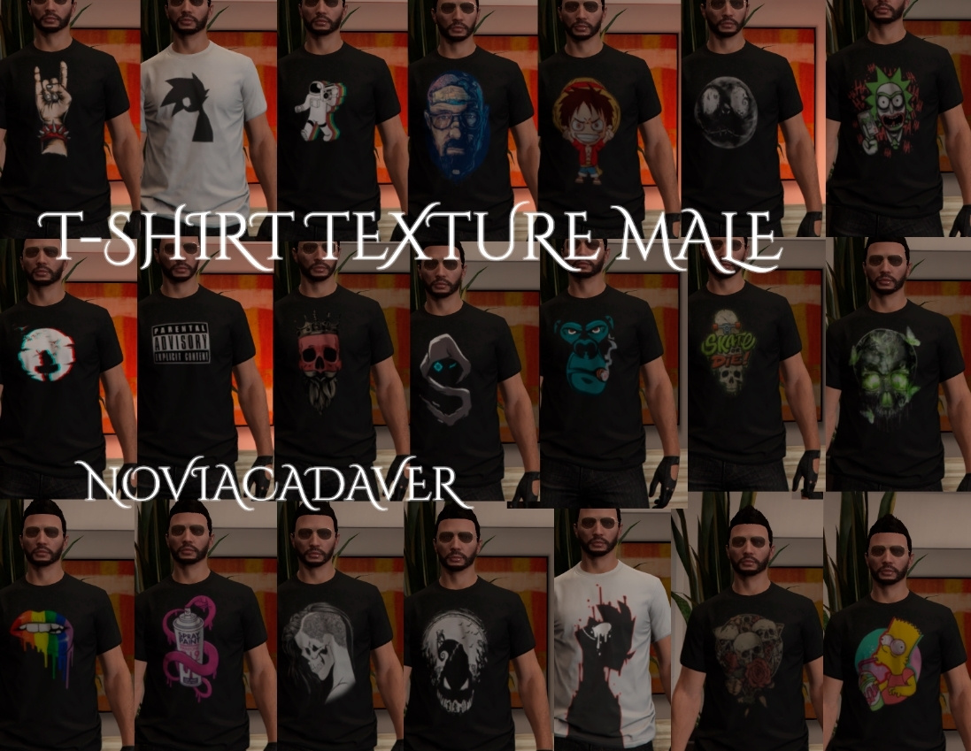 T-Shirt MP Male Texture Pack - GTA5-Mods.com