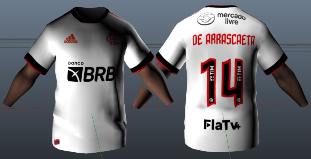 Flamengo T-Shirt - Camisa do Flamengo de 2000/01 - GTA5-Mods.com