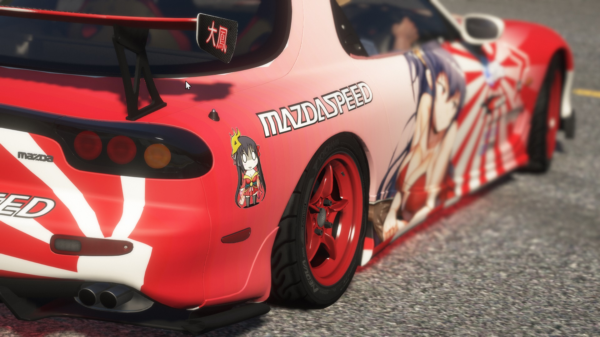 Itasha rx7 Mazda RX 7