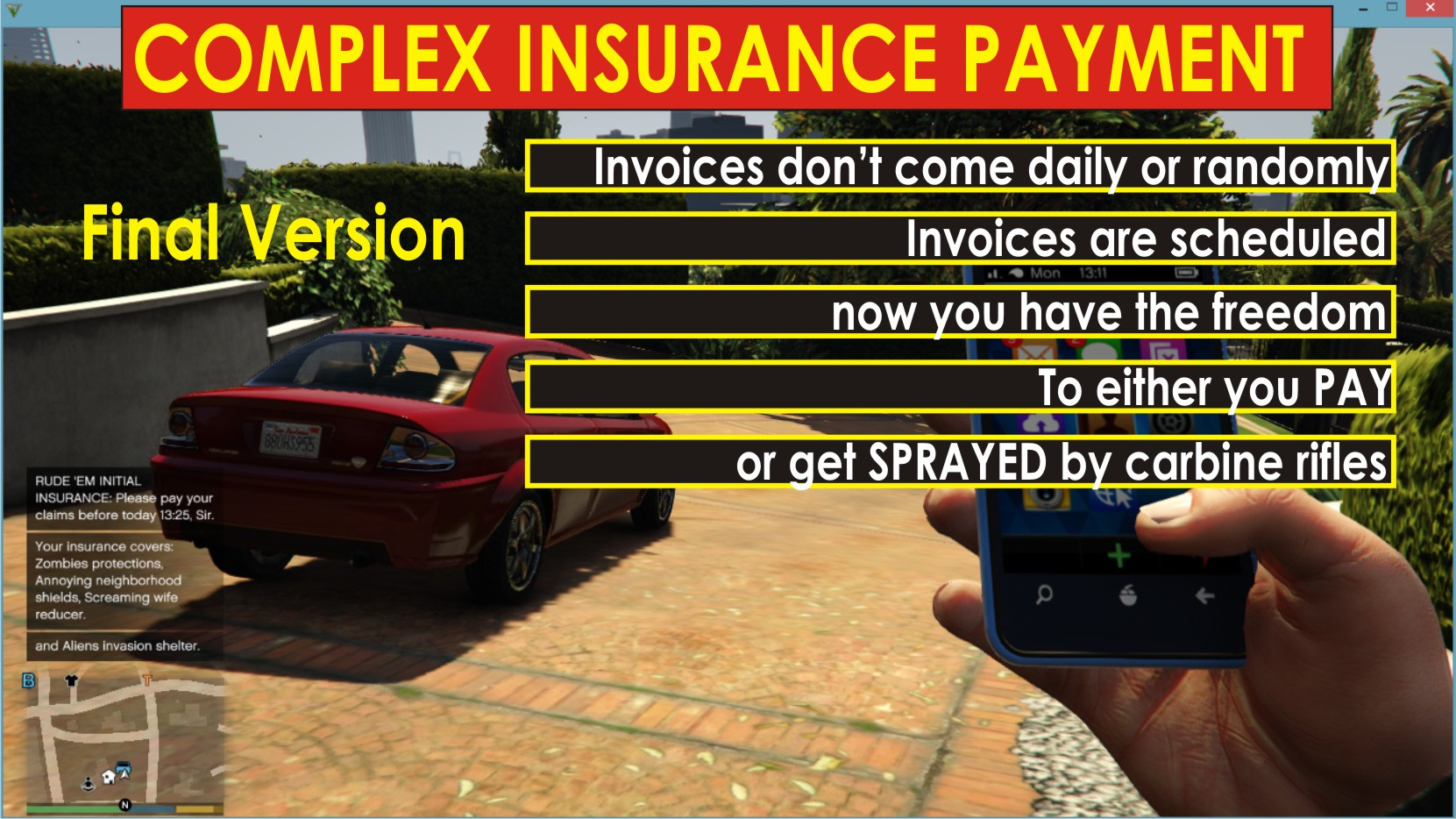 Complex Tax Invoices Payment GTA5 Mods