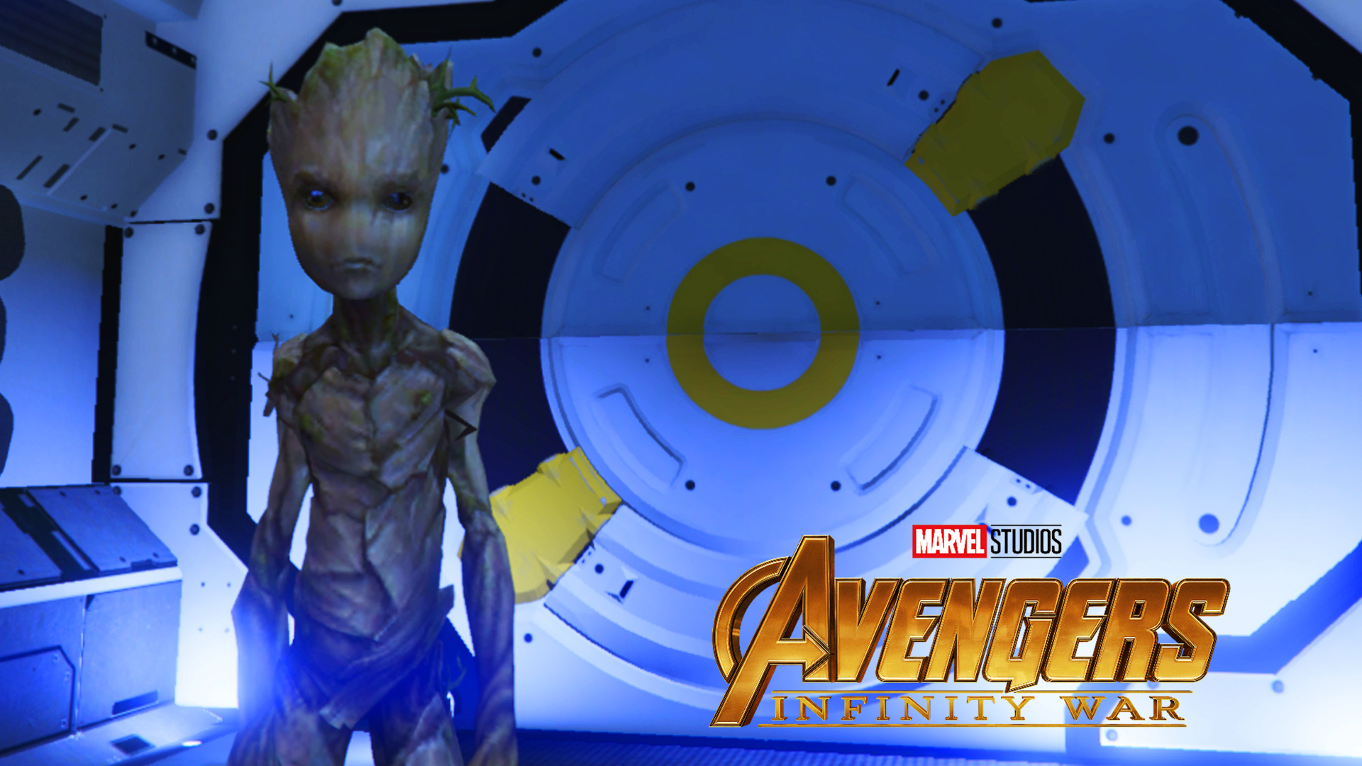 Teen Groot Avengers Infinity War Gta5 Mods Com