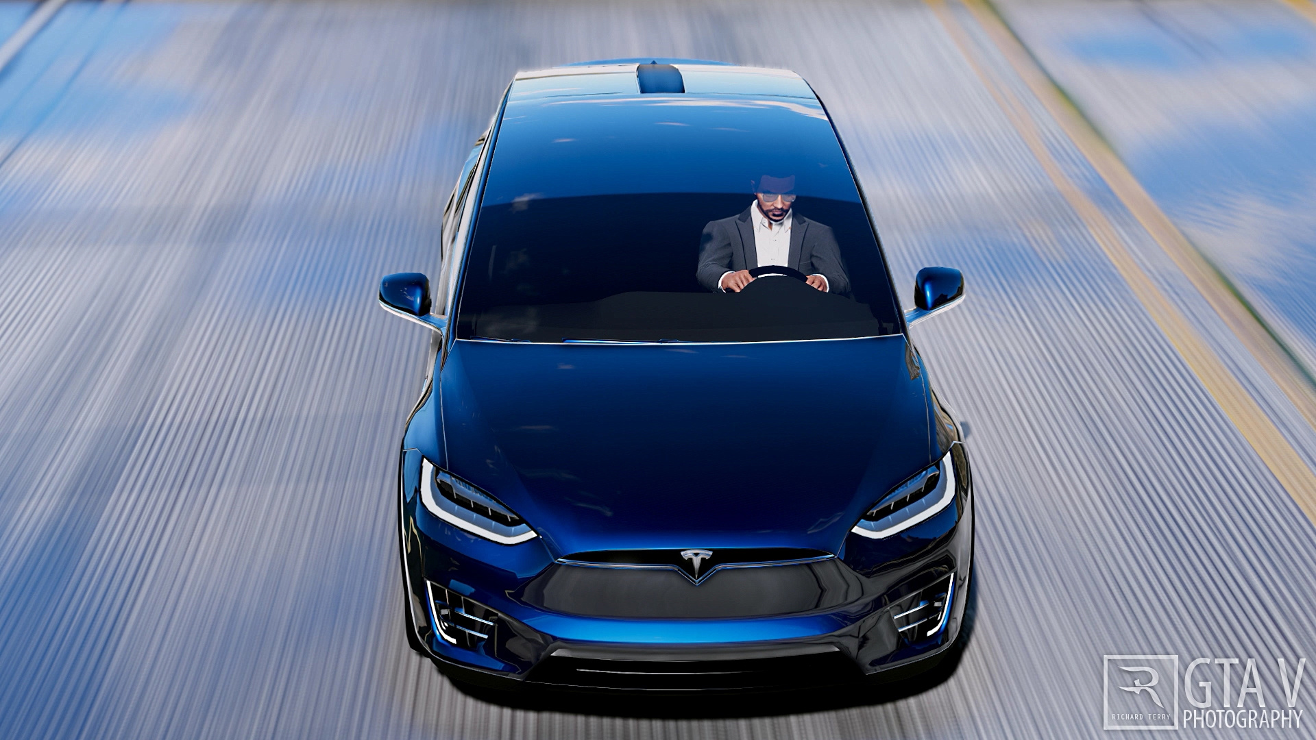 Gta 5 tesla model x addon фото 13