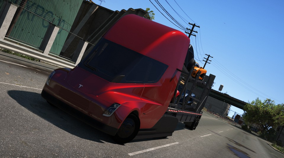 Tesla Semi Gta5 Modscom