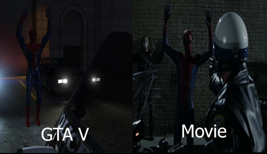 The Amazing Spider-Man 2 GFX Mod VS Normal