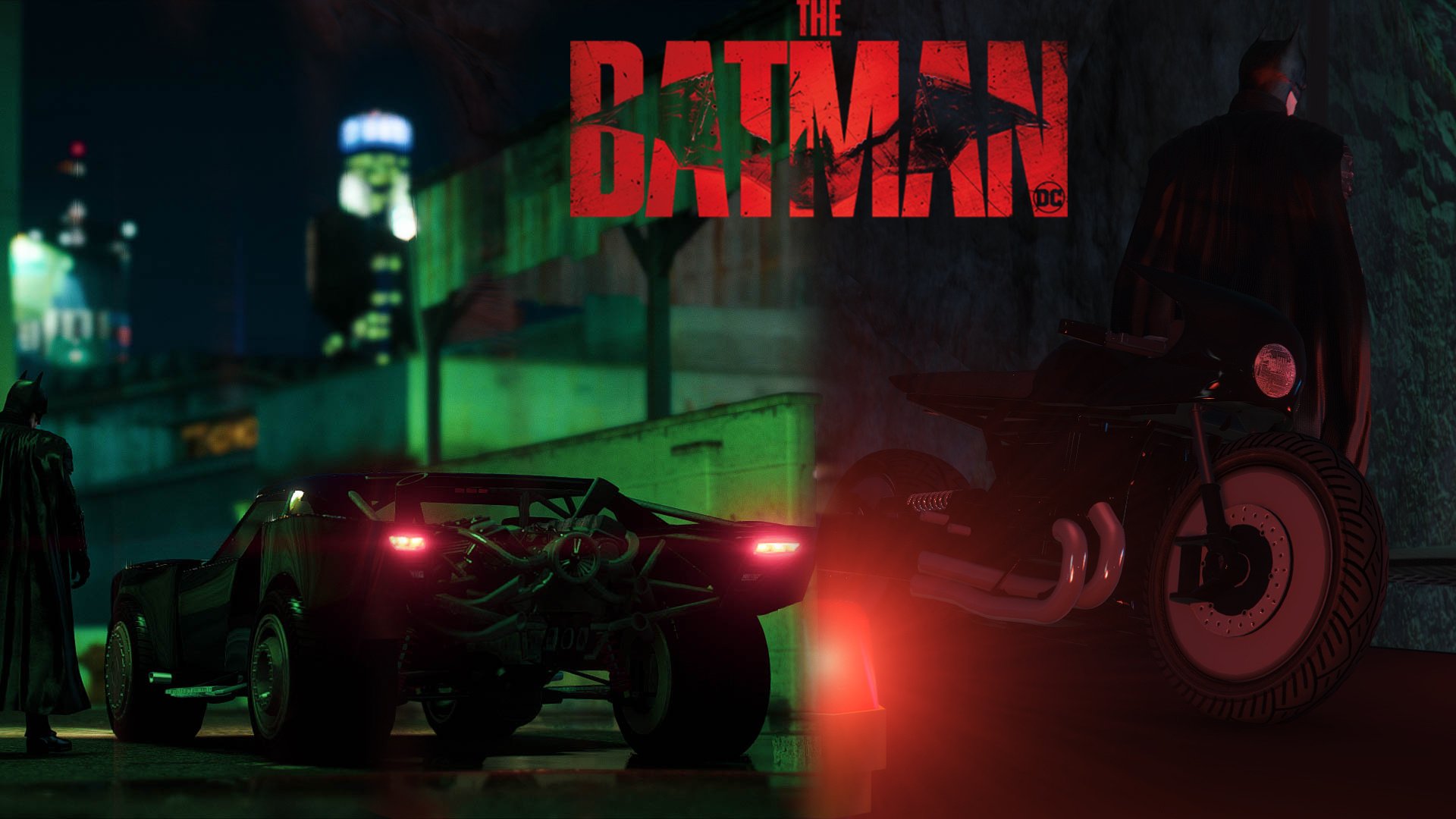The Batman 2022: Vehicle Pack W/Custom Engine Sound!!!. 