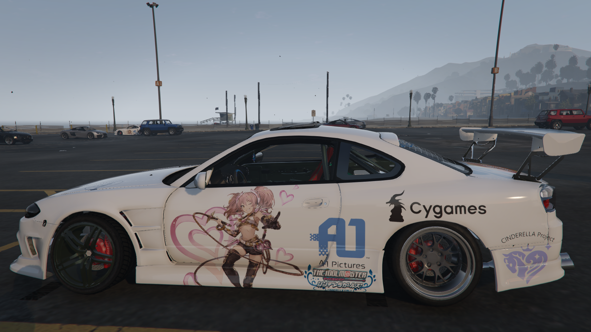 The iDOLM@STER Cinderella Girls Set - Nissan Silvia S15 Vertex livery ...