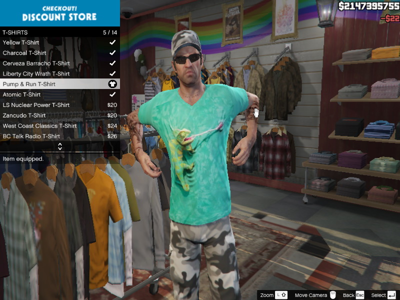 The Mountain T-shirts pack for Trevor - GTA5-Mods.com