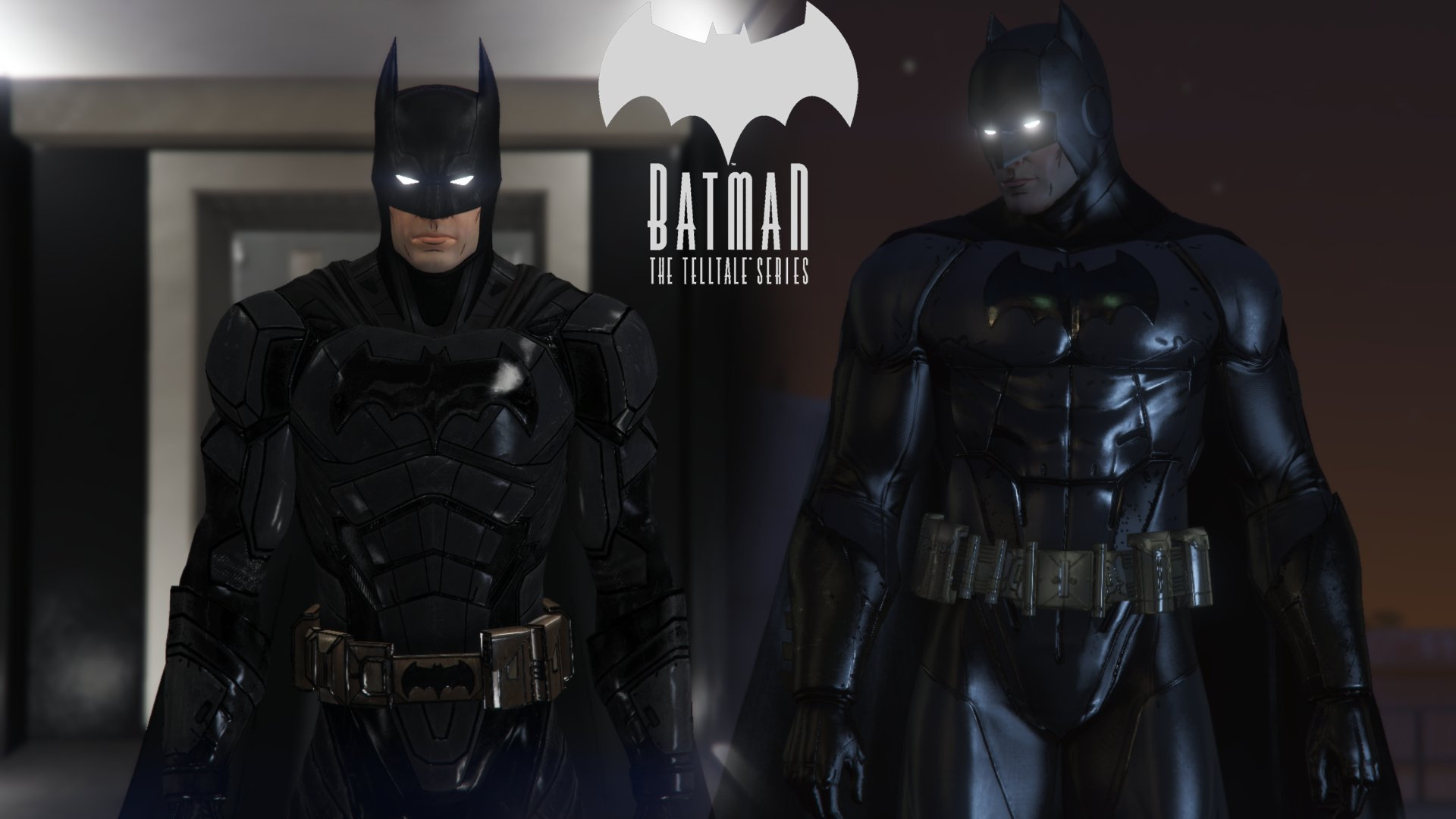 Batman:The Telltale Series W/Cloth & Metallic Works W/The Batman Script  (Addon-Peds). 