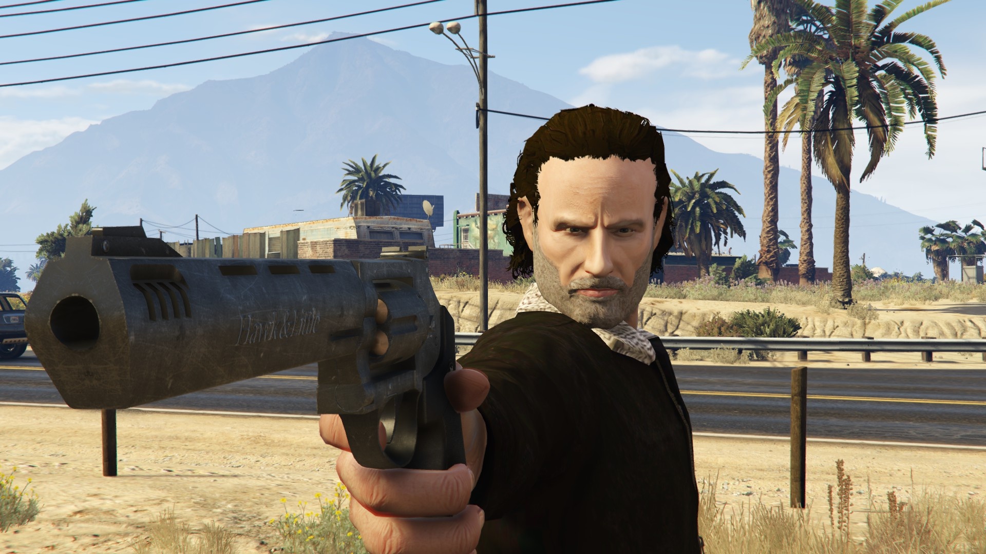 gta v walking dead mod
