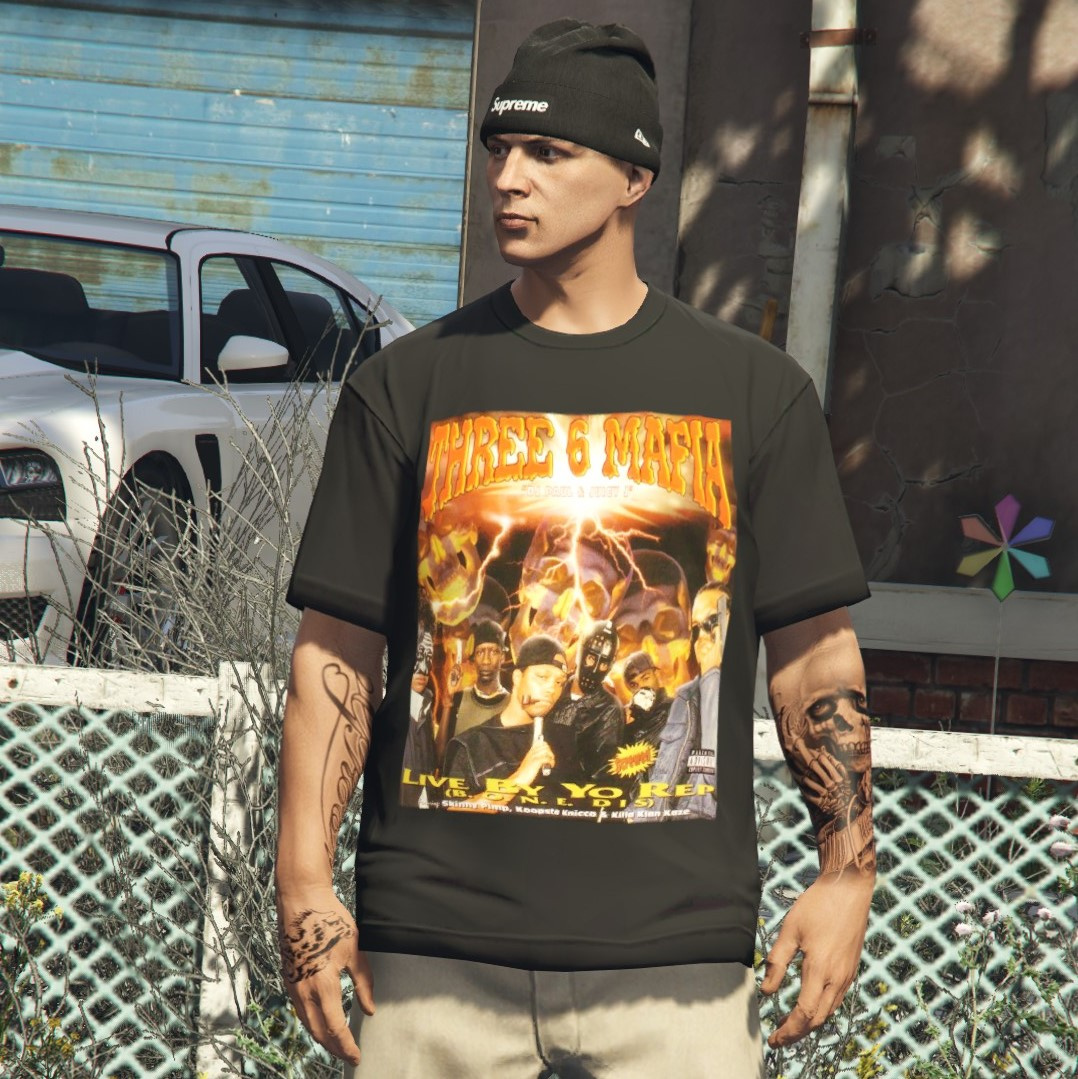 Supreme Three Six Mafia Shirt