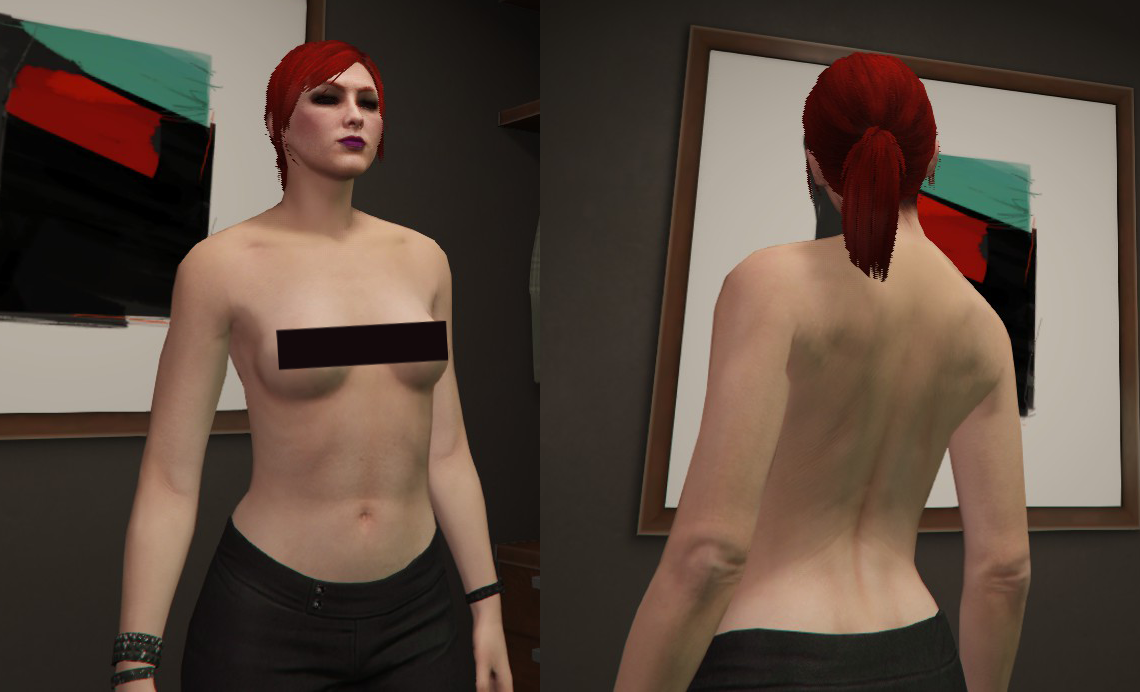 Topless Female Online - Nude Shower - GTA5-Mods.com