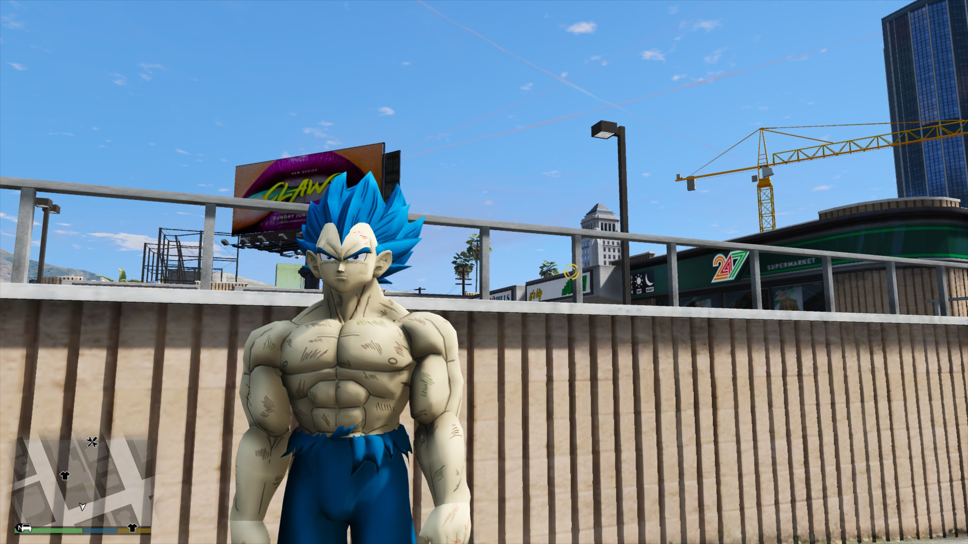 Vegeta Ripped Shirt