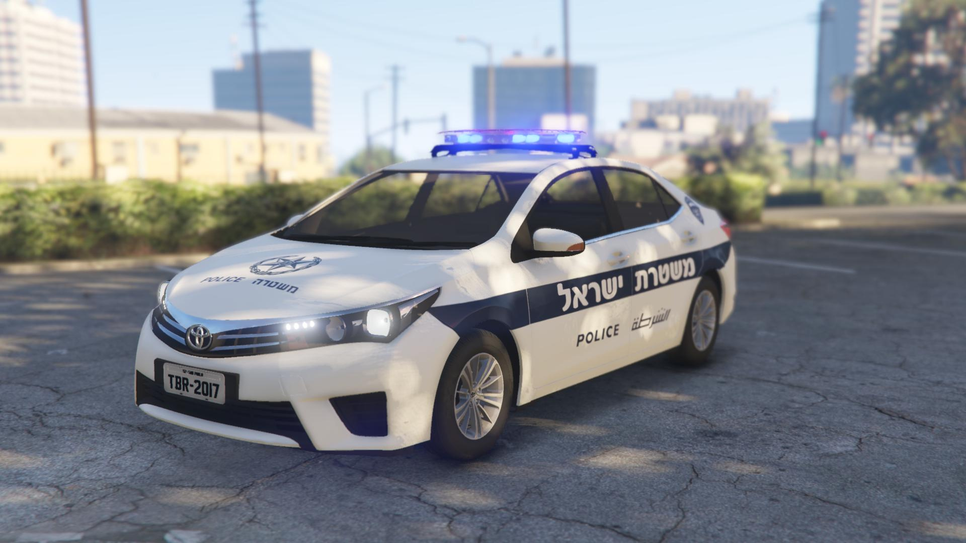 toyota corolla 2017 new israeli police car