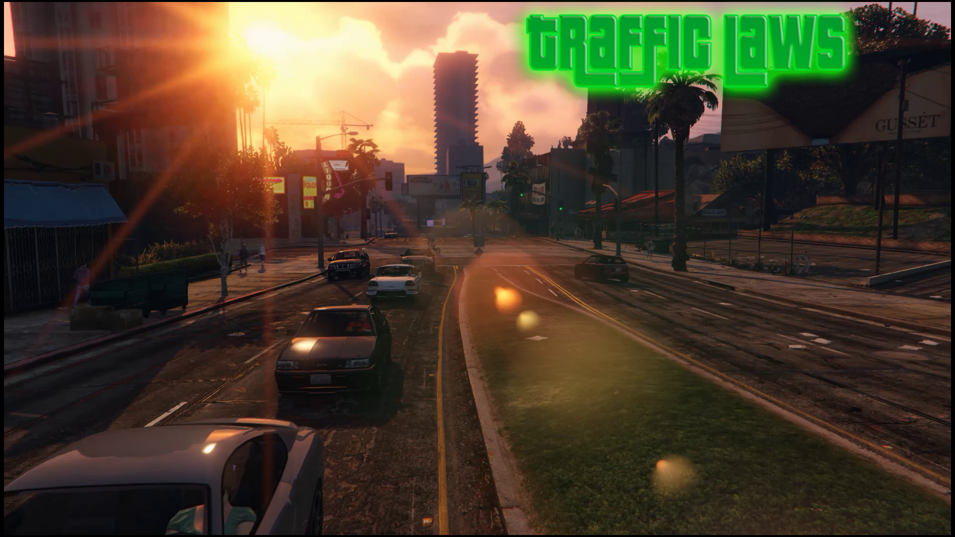 How to have no traffic in gta 5 фото 114