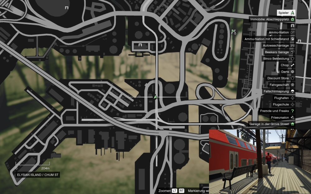 GTA 5 Train Map
