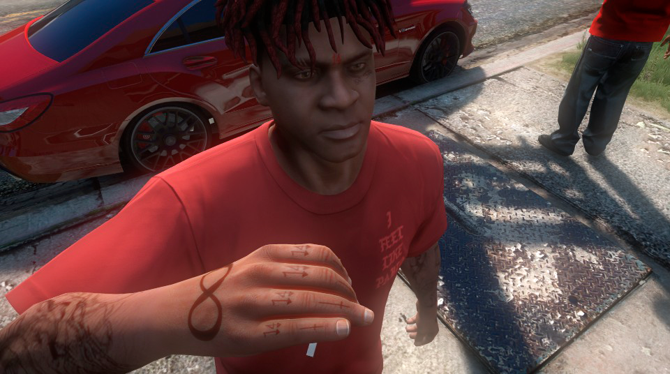 Trippie Redd tattoos &amp; hair - GTA5-Mods.com