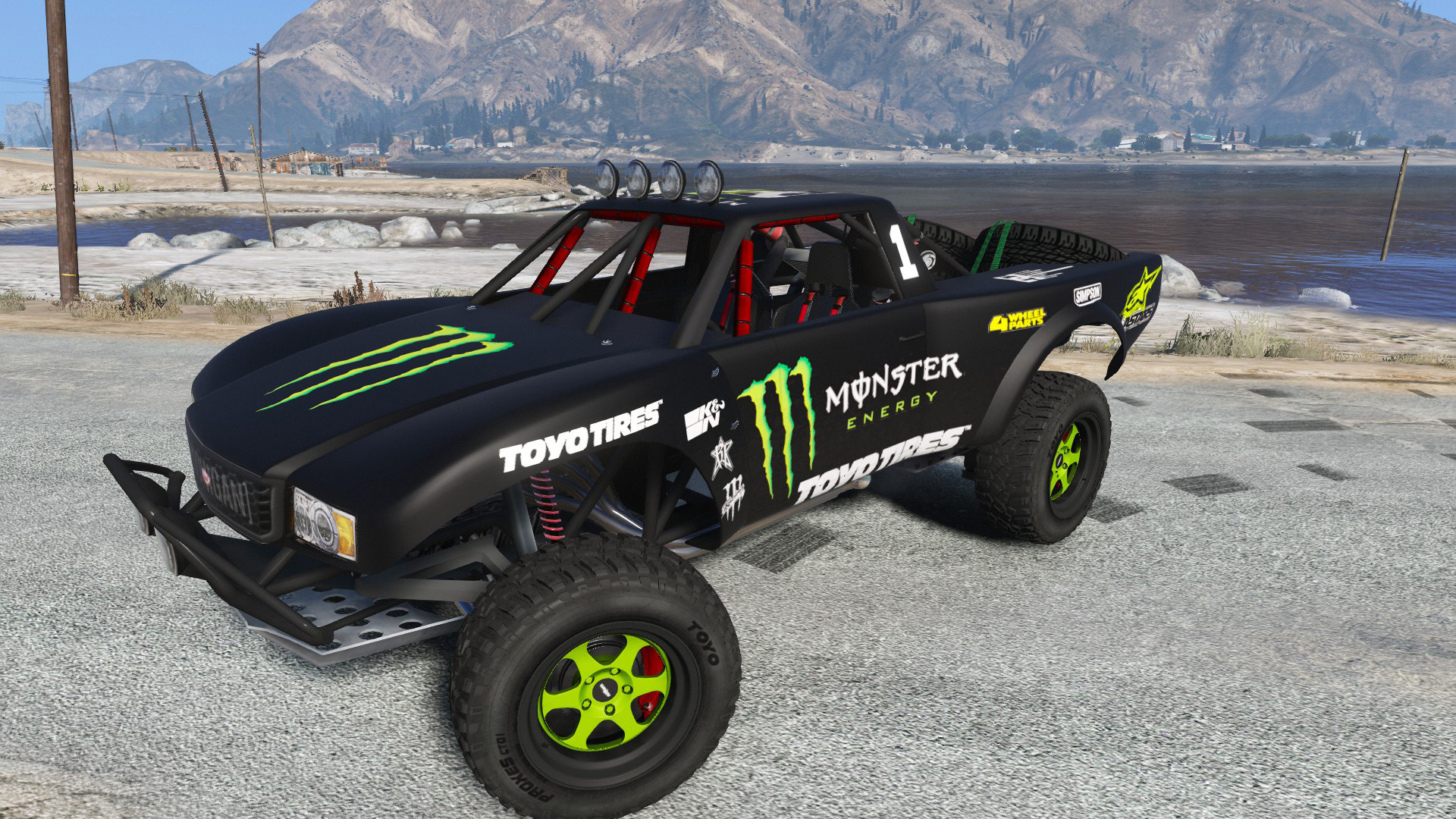 Trophy Truck Monster Energy Black Livery (any color) 