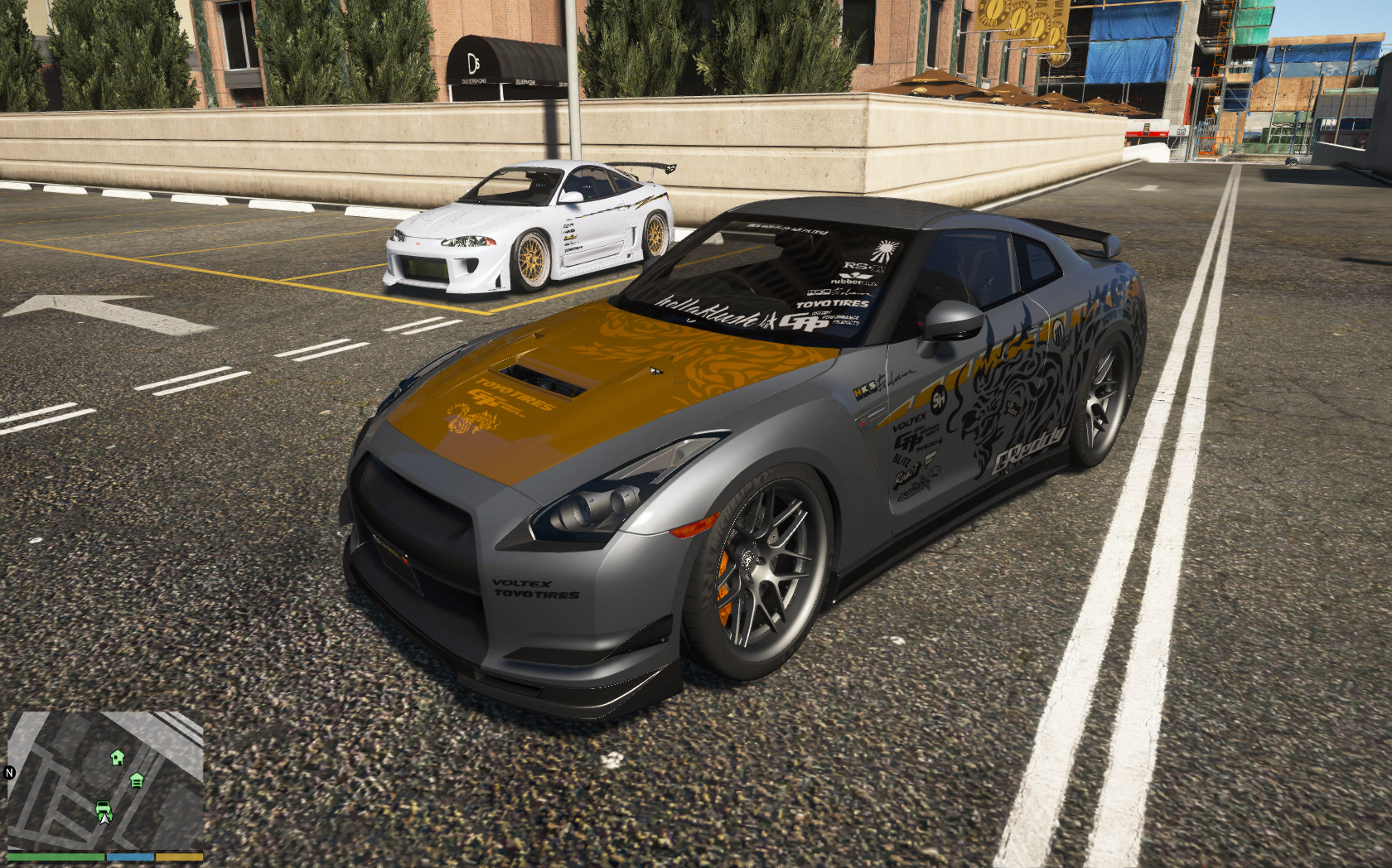 Tuning livery for Nissan GT-R35. 