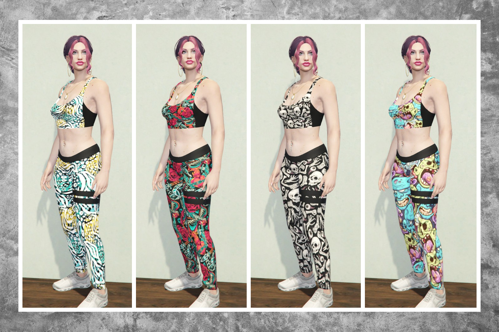 Workout Clothing Pack for MP Female 1V2.0 – GTA 5 mod