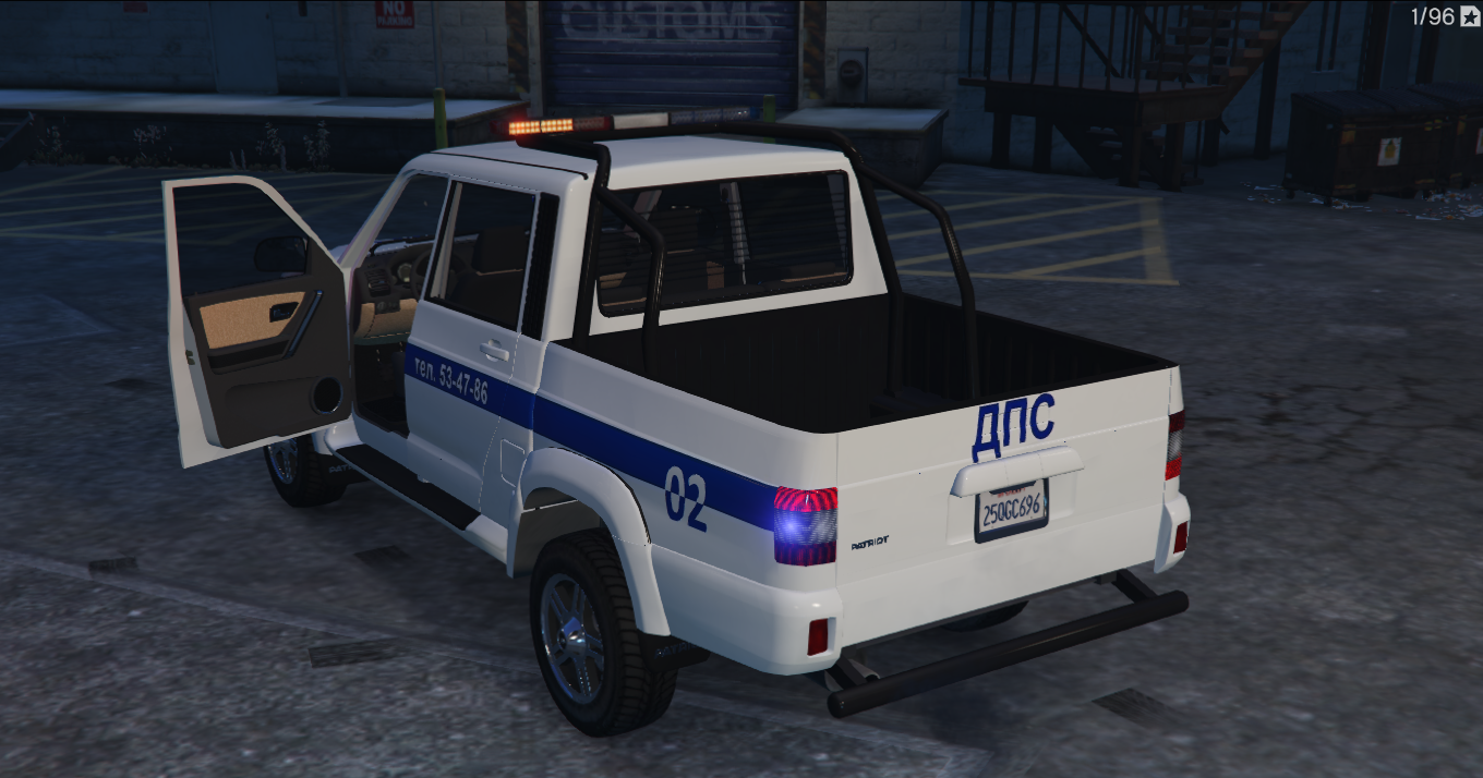 UAZ-PATRIOT-PICKUP-POLICE - GTA5-Mods.com