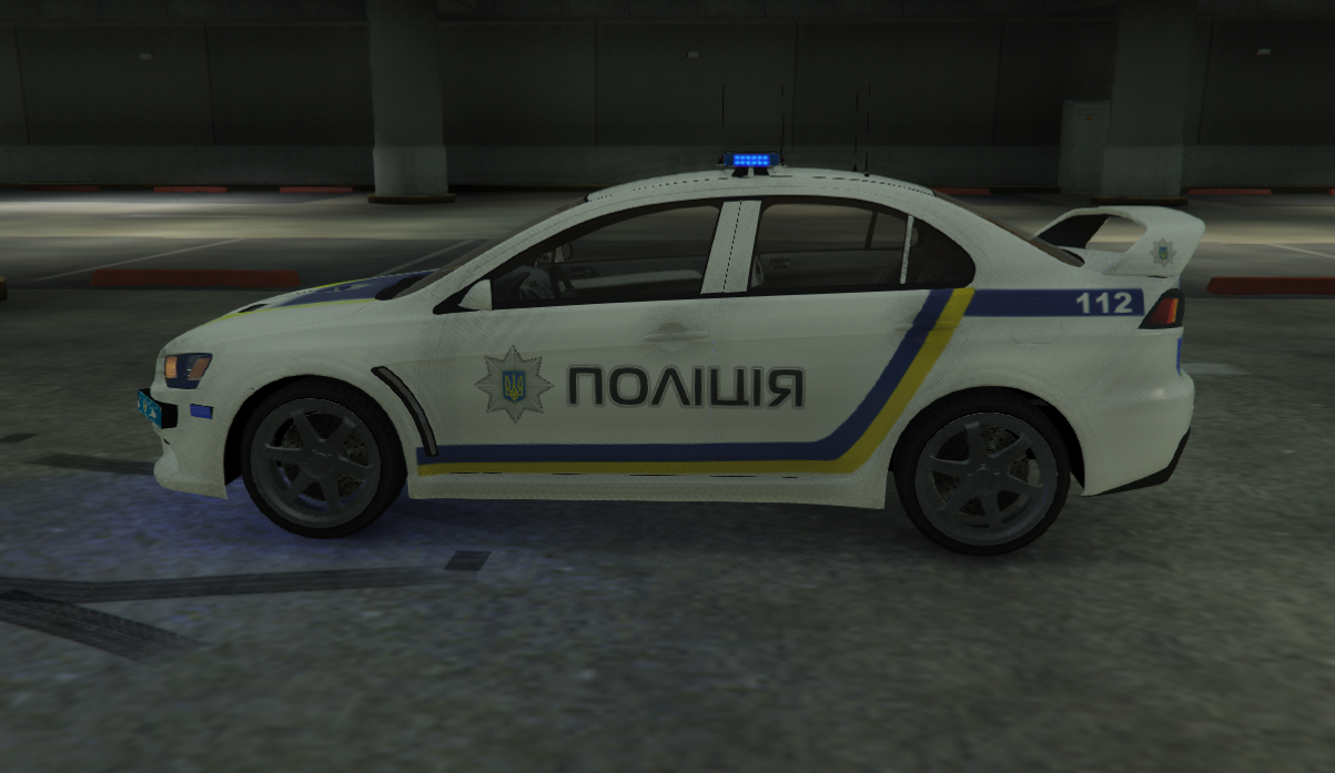 Ukrainian Police Mitsubishi Lancer X - GTA5-Mods.com