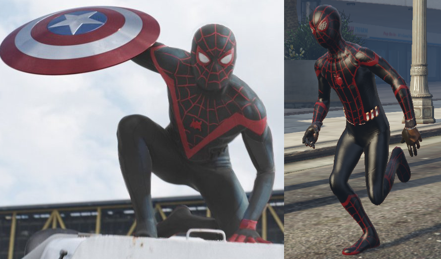 Ultimate Spiderman - Miles Morales [Add-on Ped] 