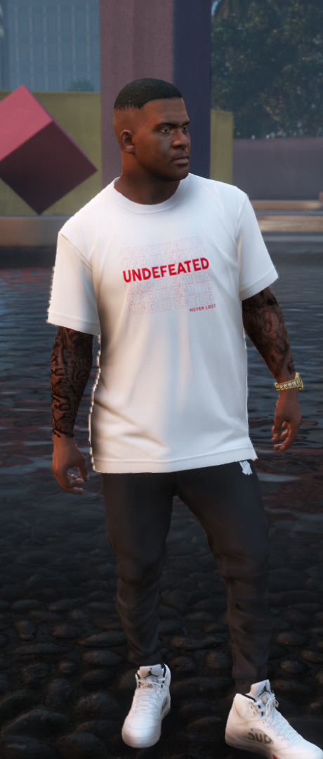 Undefeated - T - Shirt Pack - Franklin - GTA5-Mods.com