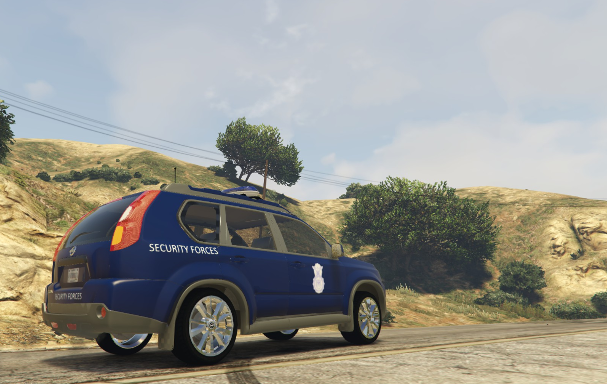Us Air Force Security Forces Nissan X Trail Gta5