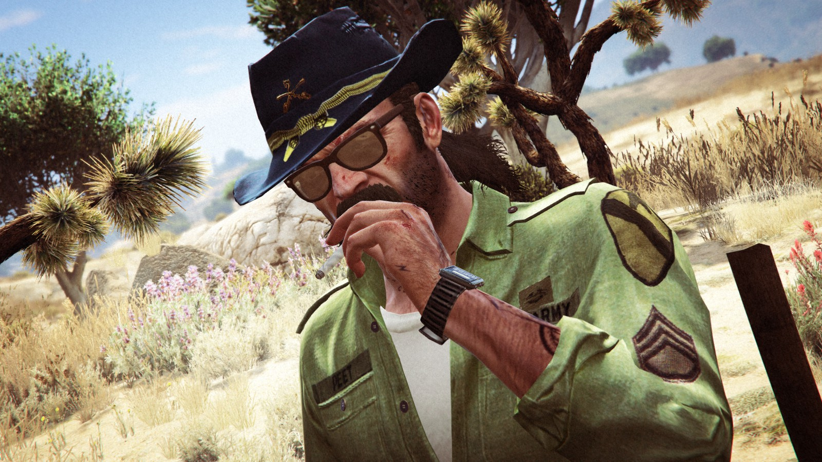 Used 7th Cav Hat for Trevor - GTA5-Mods.com