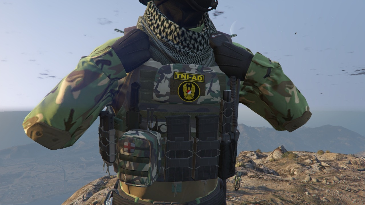 Vest Pack Rompi Polisi Dan Tentara Nasional Indonesia Gta5