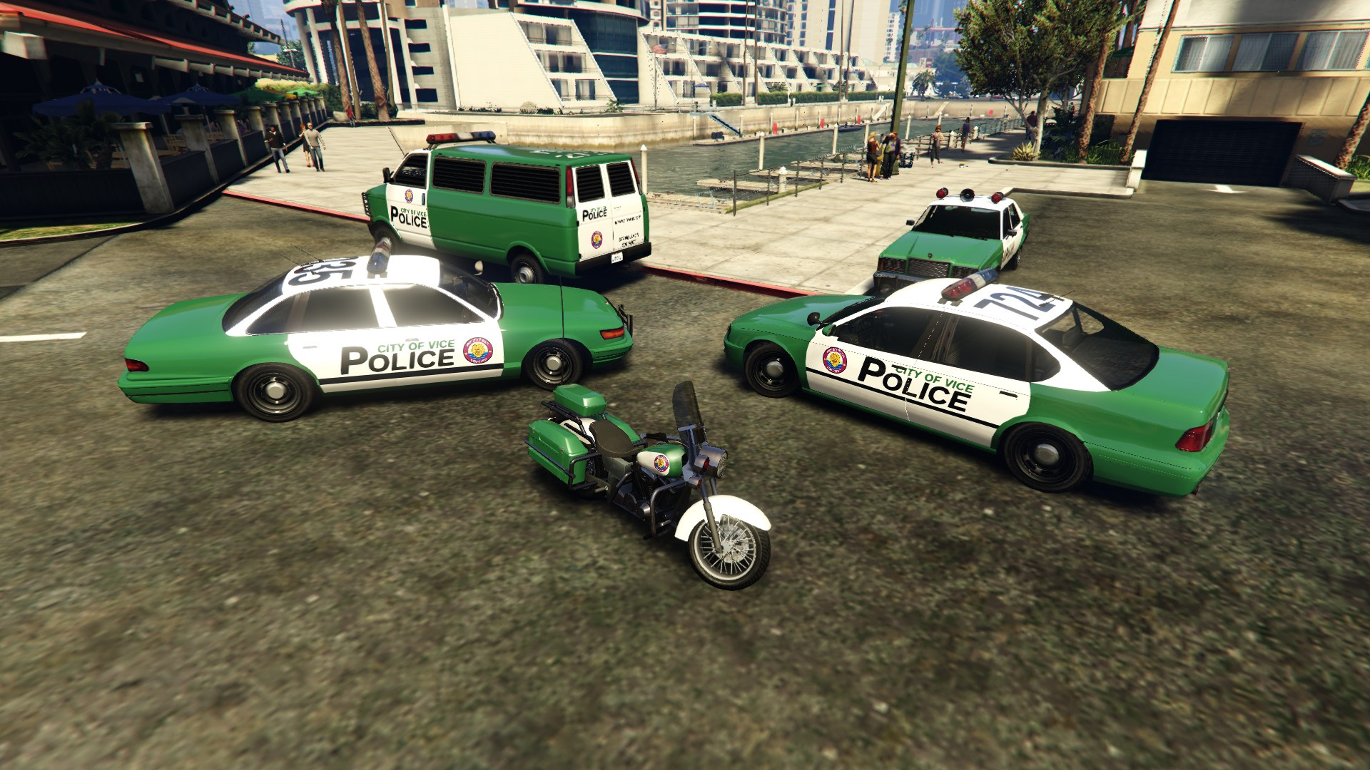 gta vice city police civilian cars