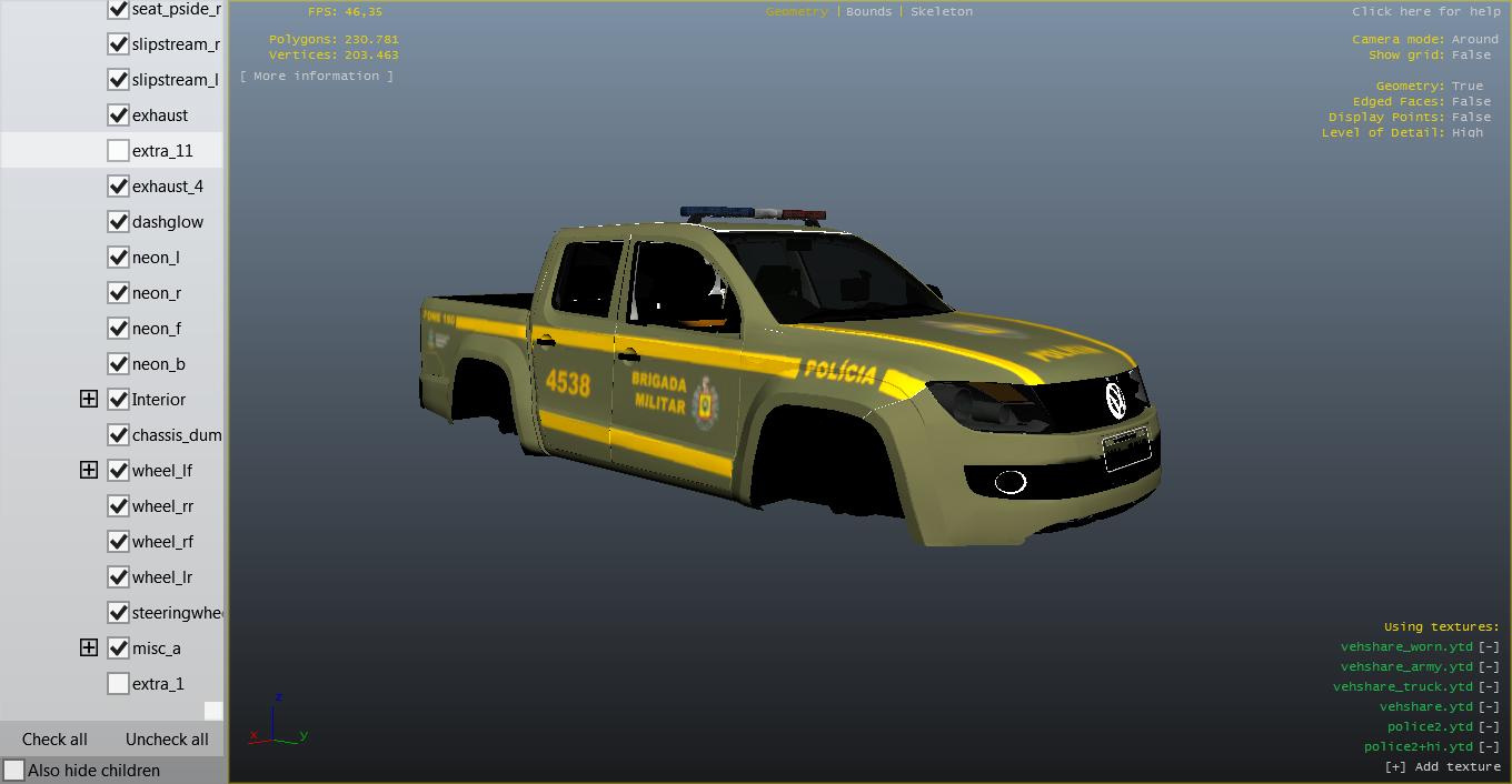 Volkswagen Amarok Policia Militar da Bahia - GTA5-Mods.com