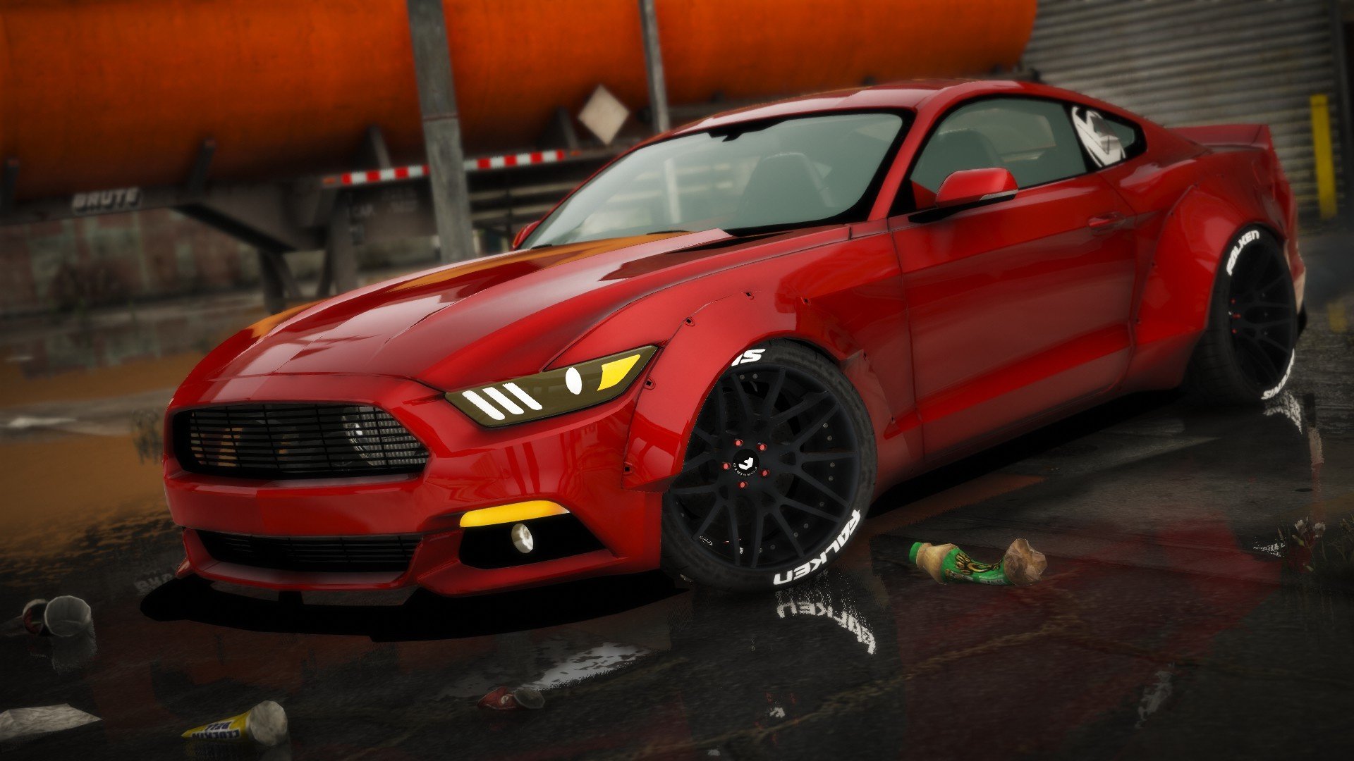 Gta 5 ford mustang replace фото 106