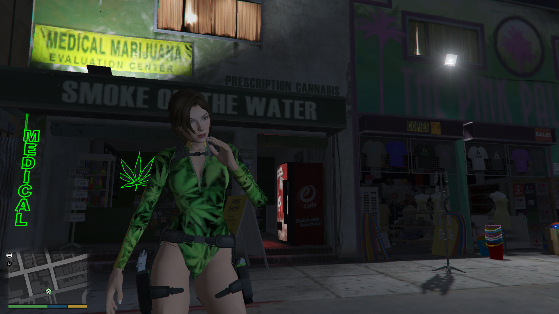 Weed bodysuit for Lara Croft - GTA5-Mods.com