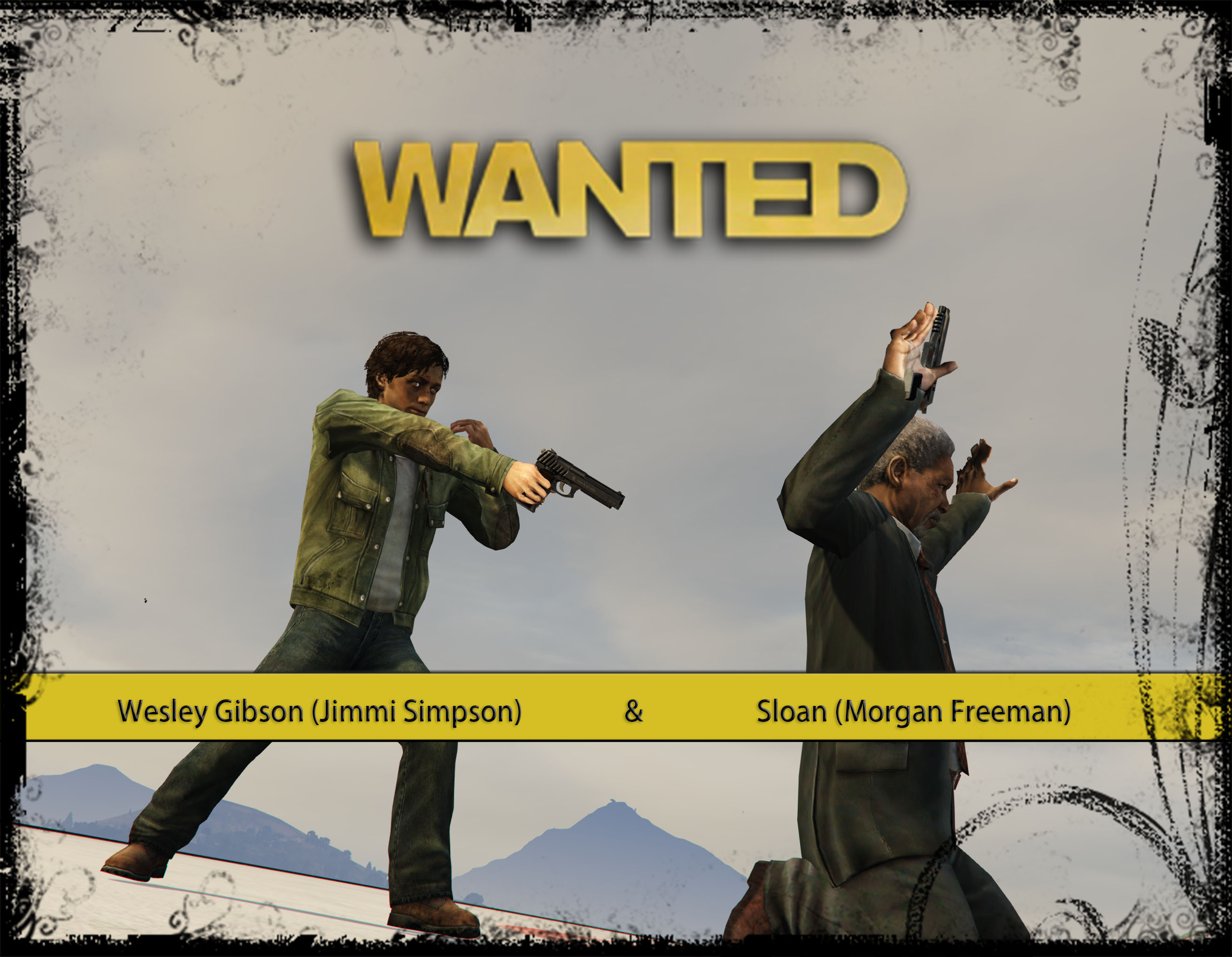 GTA 5 Wesley Gibson & Sloan: Wanted - Weapons of Fate [Add 