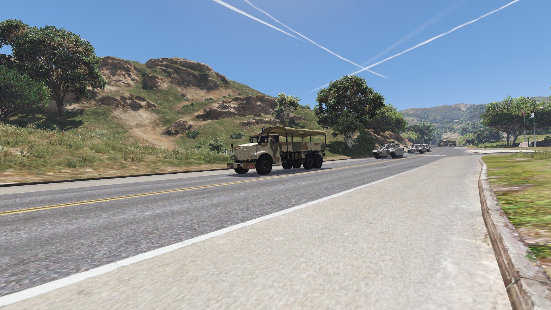 Working Military Convoy Gta5